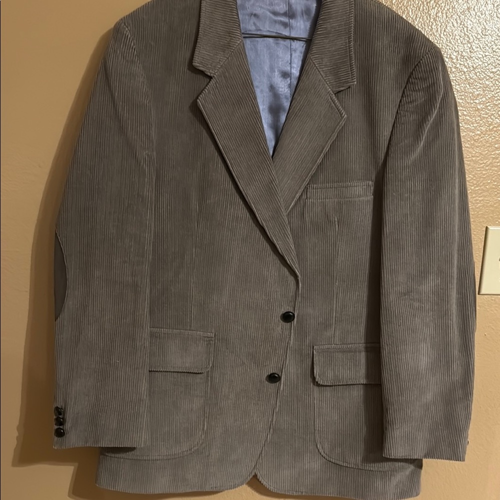 Men's Corduroy Blazer - Brown